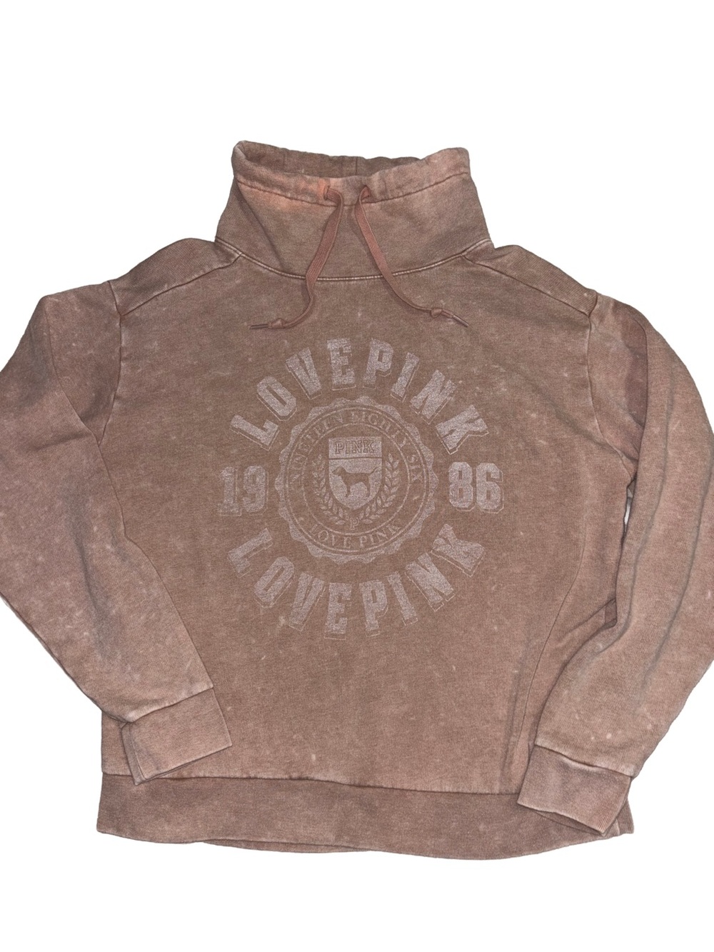 PINK Victoria's Secret Faded Mauve Pullover Hoodie